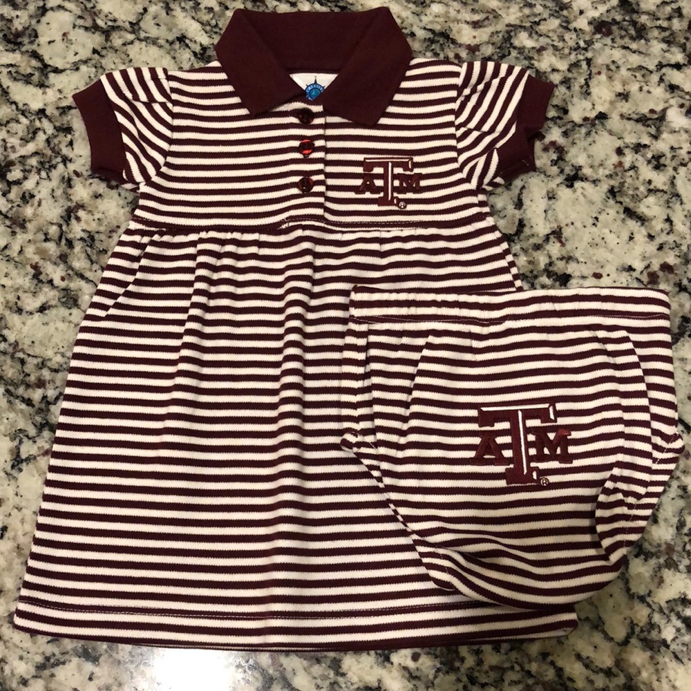 NWOT Texas A&M Aggies dress and bloomers